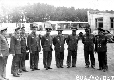 Встреча делегации ПВО НРБ на УТП (1979?)