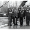 Первый командир 540-го зрп (в/ч 04144) п-к Липкович Иссак Абрамович (третий слева)